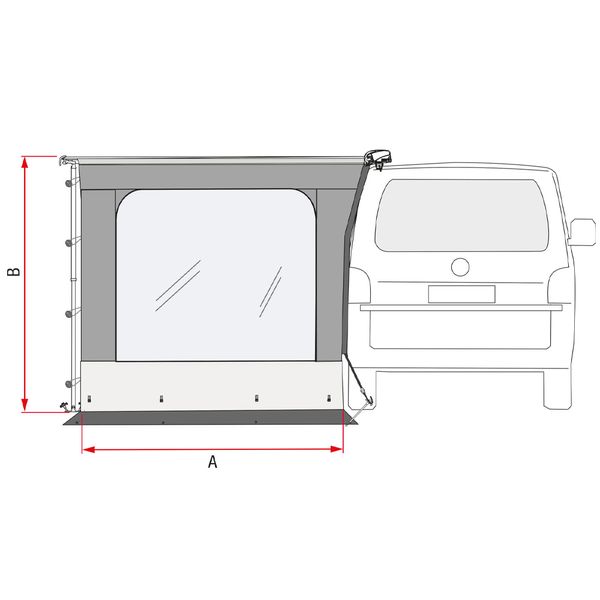 Fiamma Side W Pro for F40 Van Awnings (07979-01-)