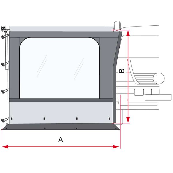 Fiamma Side W Pro Van F43 300 (08980A01-)