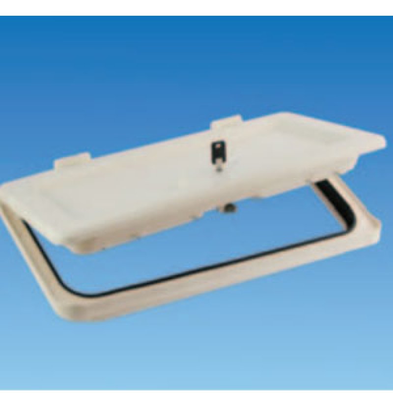 WHITE NBB Battery Box Door - Snake Lock Fitting