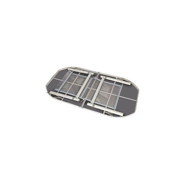 Bo-Camp Table Oval Case Model 150 x 80cm