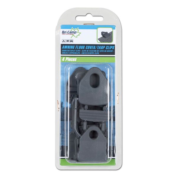 Bo-Camp Tent Carpet Clips Universal 4 Pieces