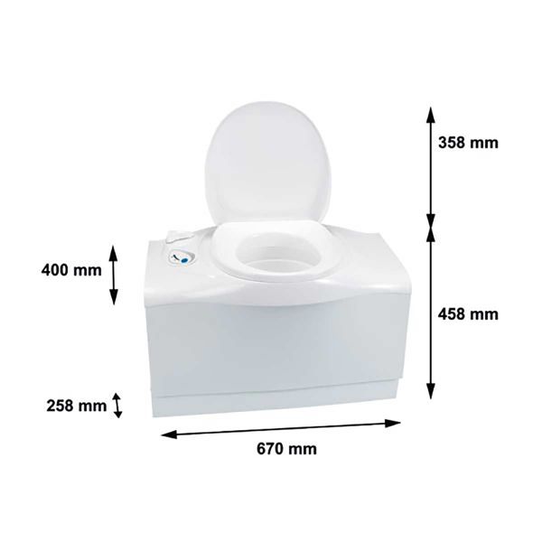 Thetford C403 Cassette Toilet Left Hand (OE Version)