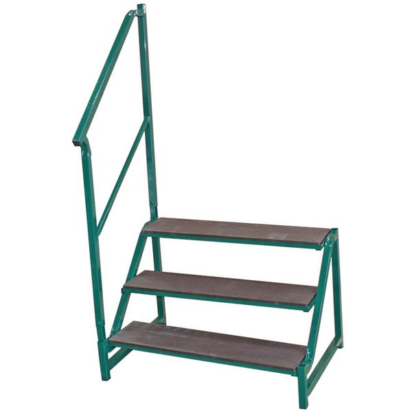 AG Free-Standing 3 Tread Step Green