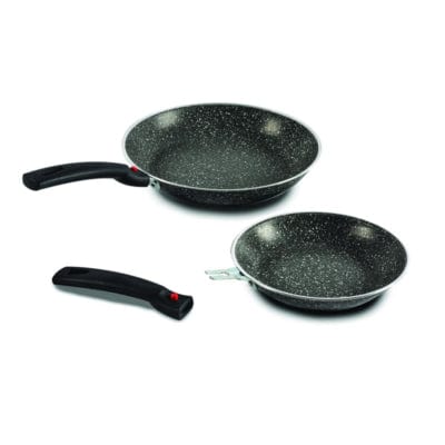 Cookware Household Twin Set Frying Pan Stone Rock