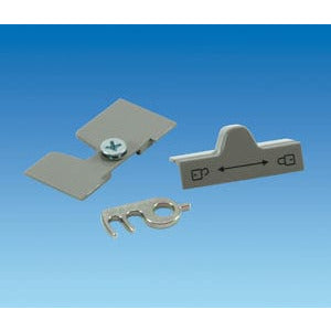 Dometic Spares Gas Door Lock, Complete Grey