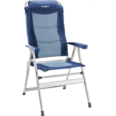 NEW, Kerry Slim Aluminium Recliner, Shadow, Two Tone Blue – Just
