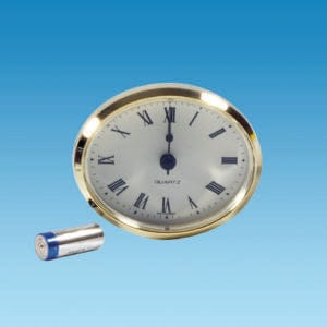 Interior Fittings, Clocks, Carpet Rolls and Outlets Interior Fittings, Clocks, Carpet Rolls and Outlets Caravan Clock, 72mm Oval, Brass