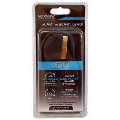 Leads & Connectors TV & Satellite 1.5M Digital Quality Scart to scart lead