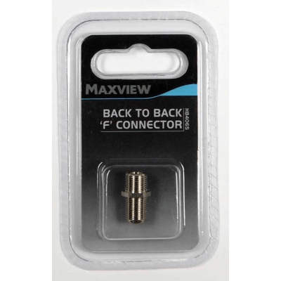 Leads & Connectors TV & Satellite Back to Back F Connector