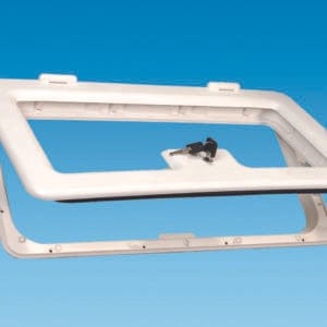 NNDS NDS System NBBS White Battery Box & Door ( Snake Cut Key )
