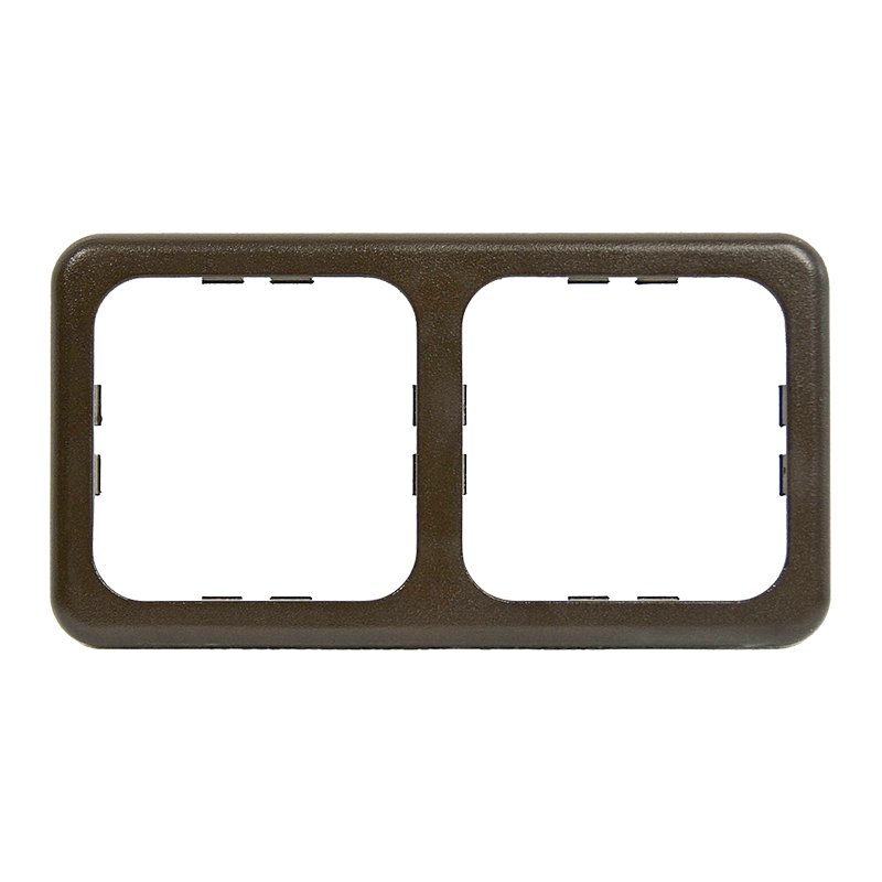 Outer Frames & Inner Support Frames NEW Electrical CBE Grigio Aluminio 2-Way Outer Frame
