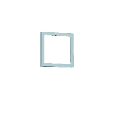 Outer Frames & Inner Support Frames NEW Electrical Fawo single frame - Silver Chrome
