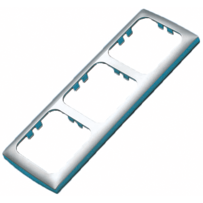 Outer Frames & Inner Support Frames NEW Electrical Vedder softline frame, 3-way Black