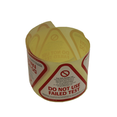 Status Household Failed Test Sticker