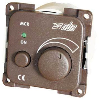 Switches & Sockets Electrical CBE switched dimmer+LED, grey
