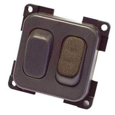 Switches & Sockets Electrical Double 2 position switch grey