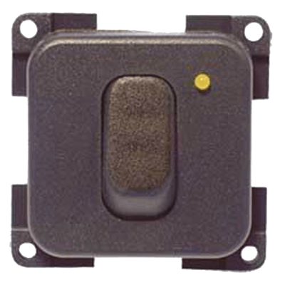 Switches & Sockets Electrical Single 2 pos switch + led grey