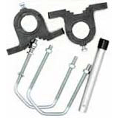 W4 TV & Satellite TV & Satellite Aerial Pole / Jockey Wheel Clamps (pair)