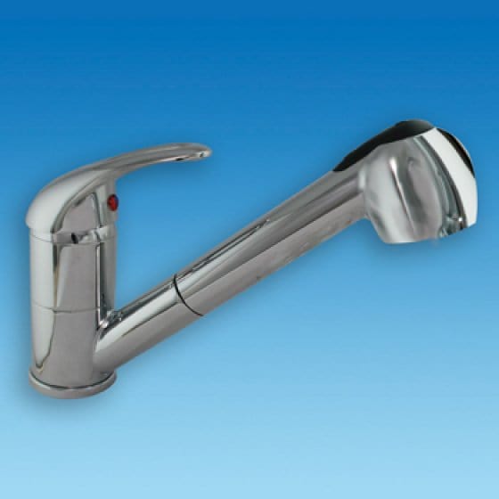 Whale Caravan Accessories Mixer Shower Unit Chrome Metal
