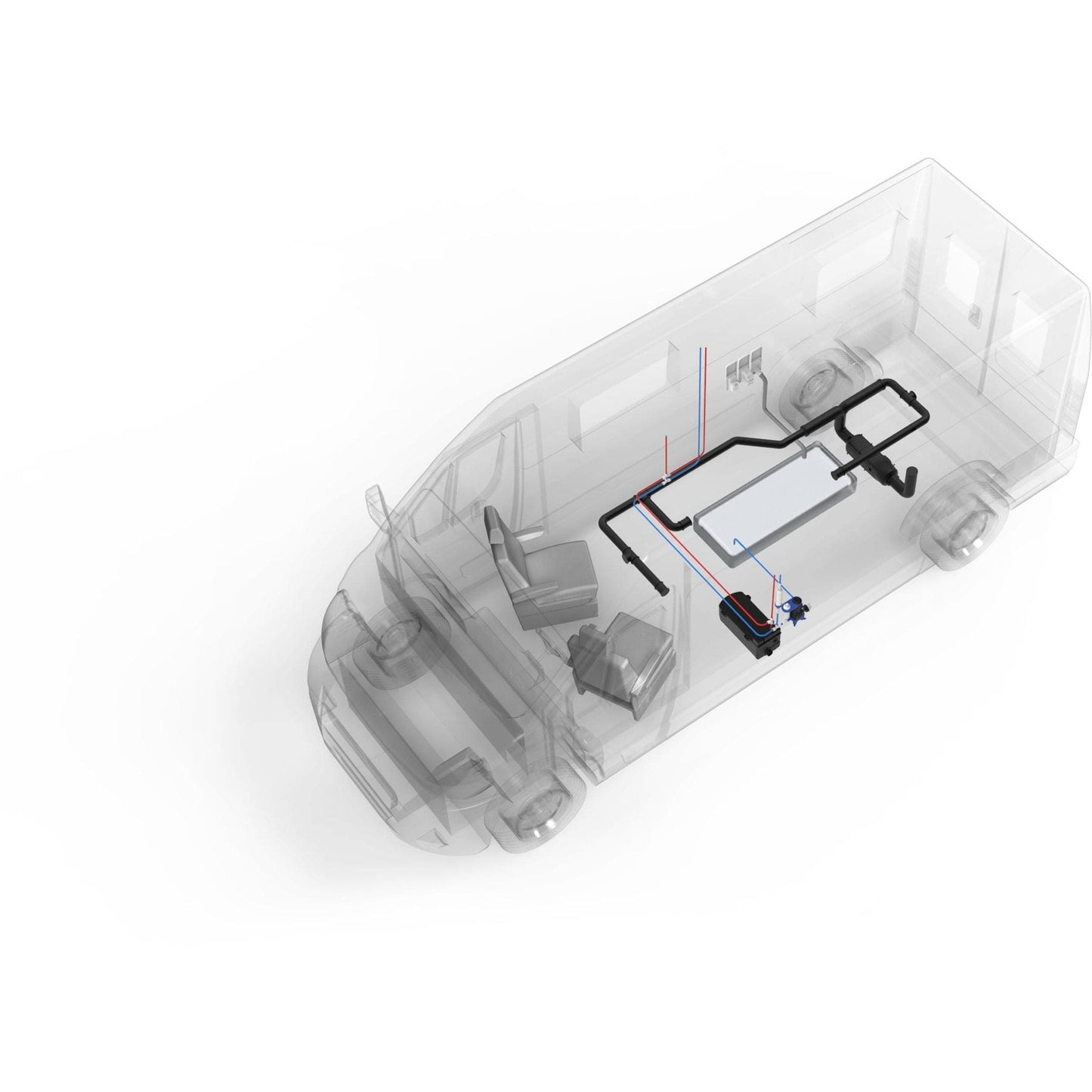 Whale whale Space Heaters WHALE Air 6kW G & E Twin Underfloor Space Heater