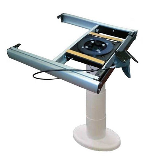 Electric Telescoptic Table Leg with Sliding Support for Folding Top