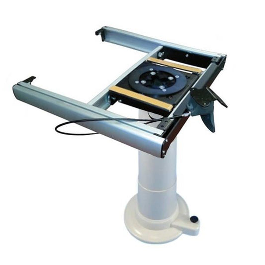 Manual Telescoptic Table Leg with Sliding Support for Folding Top