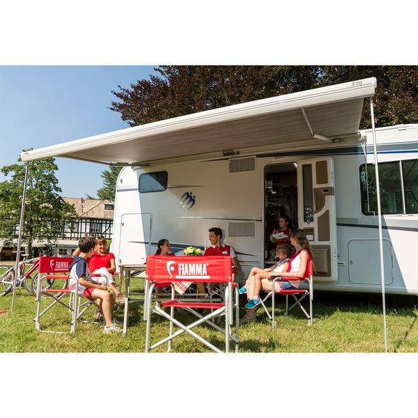Fiamma F45L 450 Awning Polar White - Royal Grey Fabric (06530-01R)