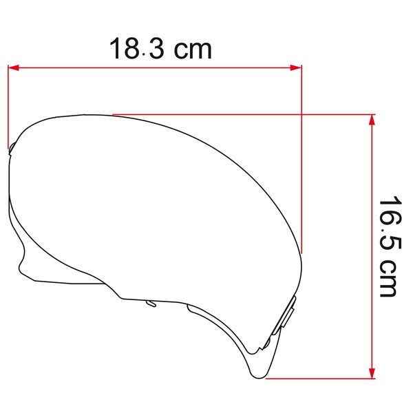 Fiamma F65eagle 400 Awning Titanium - Royal Grey Fabric (08542C01R)