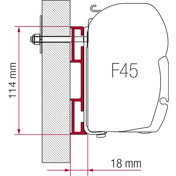 Fiamma Adapter D 8cm (98655-021)