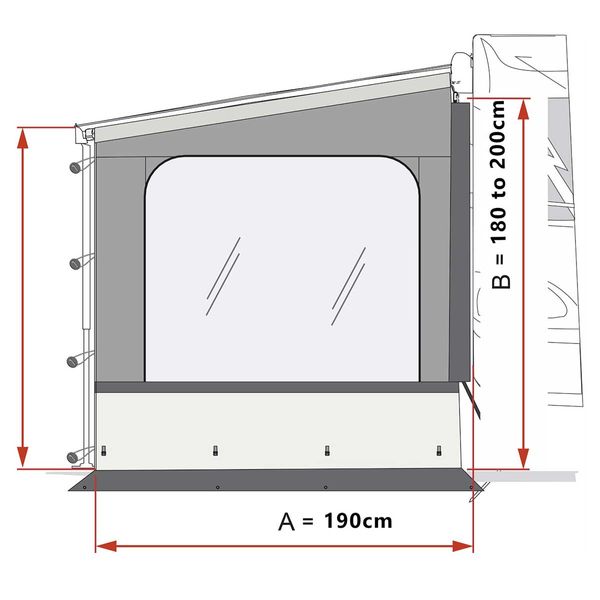 Fiamma Side W Pro F45 Van (07973A02-)