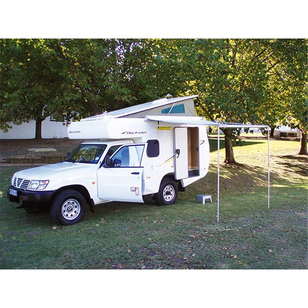 Fiamma F35 230 Awning Deep Black - Royal Grey Fabric (09001A01R)