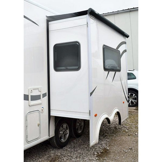 Fiamma SlideOut 280 Awning Polar White - Deluxe Grey (06902D01R)