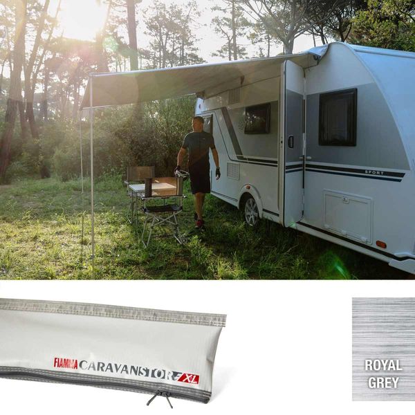 Fiamma Grey CaravanStore EVO 500 Royal Grey Fabric (08830H01R)