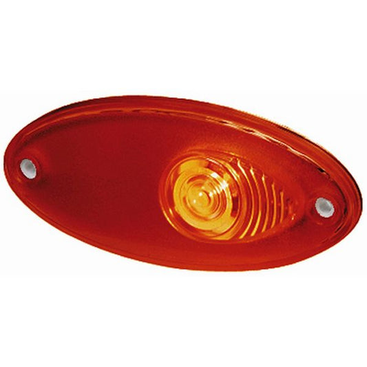 Hella Rear Marker Lamp with Red Reflector