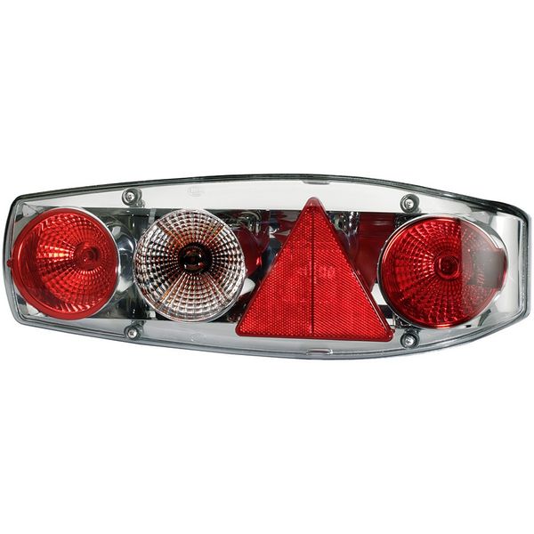 Hella Caraluna II Chrome Right Hand Caravan Cluster Lamp with Fog Light