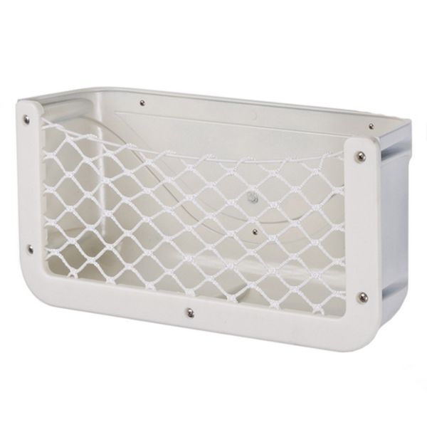 Storage Pocket White White Rubber Net