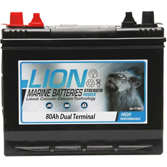 Lion Marine and Leisure Battery 685 with Twin Terminals (80Ah / SLA)