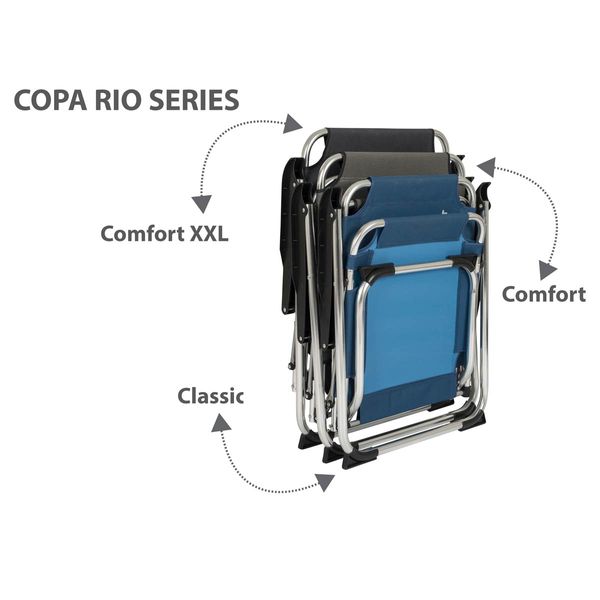 Bo-Camp Chair Copa Rio M Aluminium Ruby