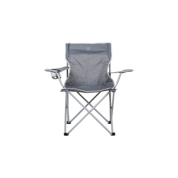 Bo-Camp Folding Chair Compact Steel Grey