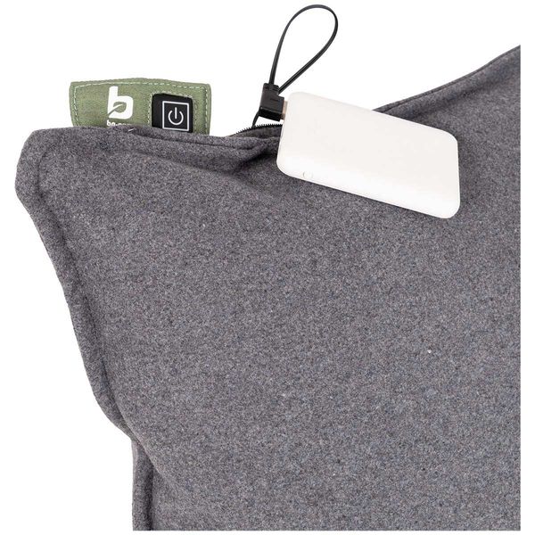 Bo-Camp Heated Pillow Skudde - Grey