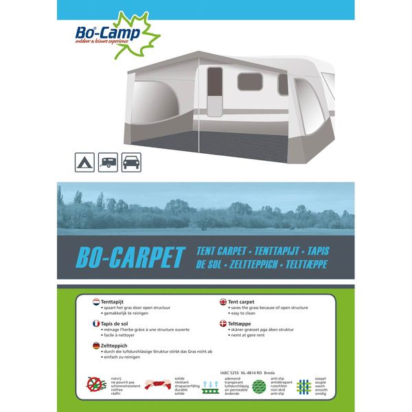 Bo-Camp Tent Carpet Bo-Carpet Grey 4x3 Metres