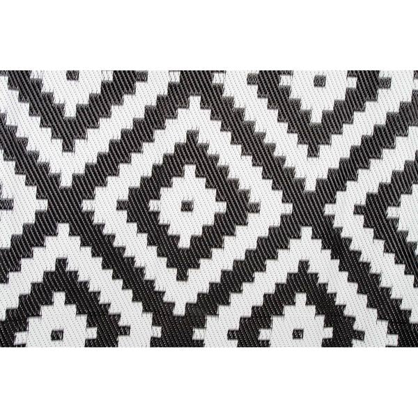 Bo-Camp Urban Collection Chill Mat Lewisham Black/White L