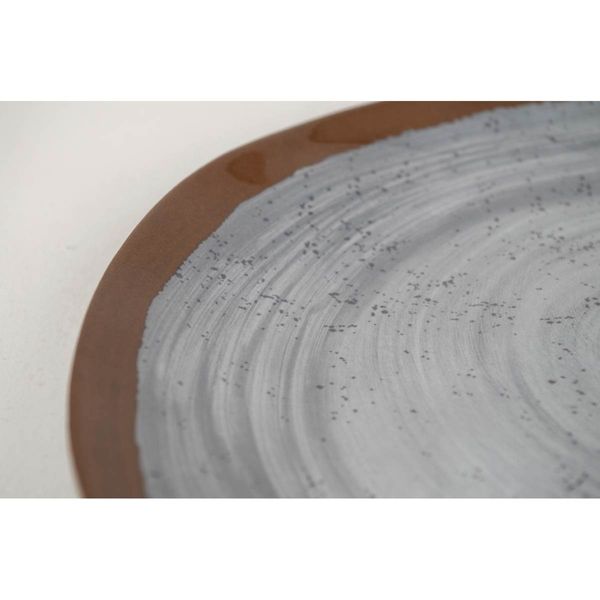 Bo-Camp Tableware Halo Melamine 12 Pieces Grey