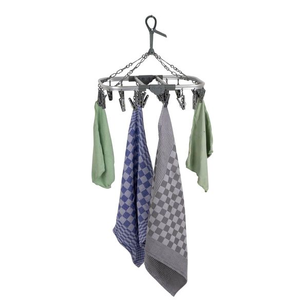 Bo-Camp Drying Carousel Foldable Oval 20 Pegs