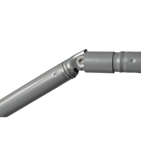 Bo-Camp Parasol Articulated Arm Polyester Dia 250cm Grey