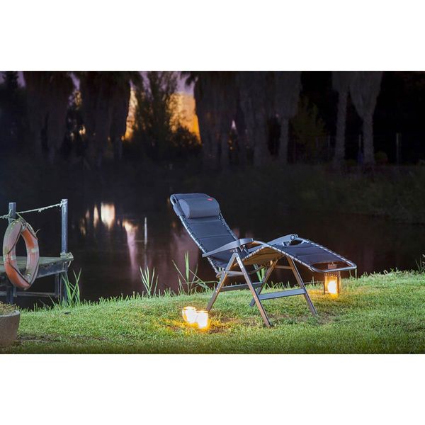 Crespo Zero Gravity Chair AL/232 Deluxe Dark Grey