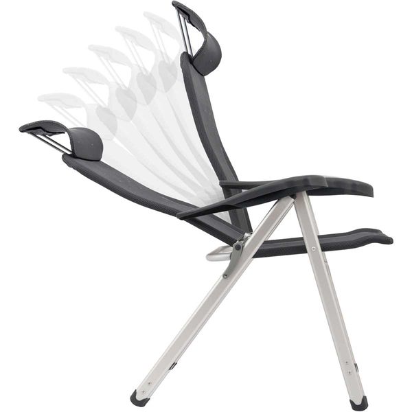 Crespo Reclining Chair AL/237-40 Compact in Dark Grey (Medium)