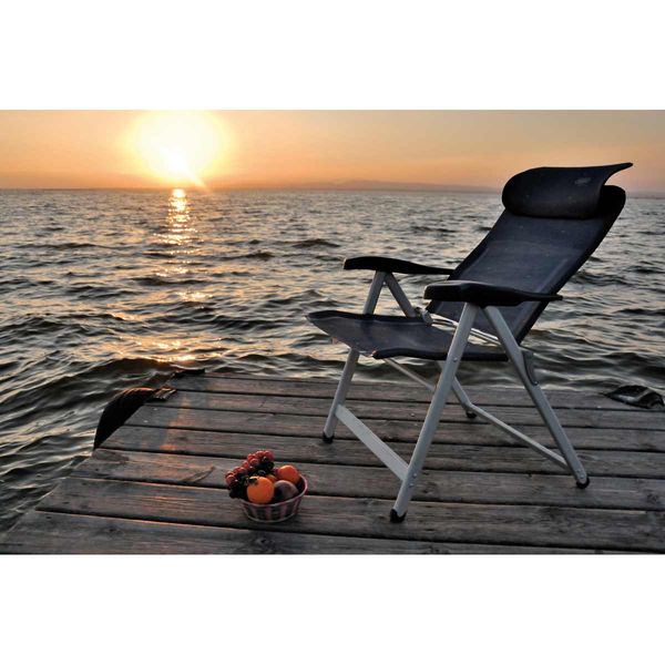 Crespo Reclining Chair AL/237-40 Compact in Dark Grey (Medium)