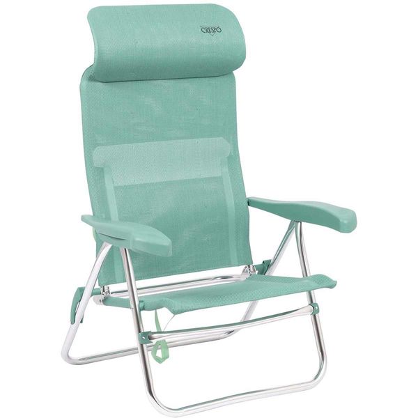 Crespo Beach Chair AL/205-C-07 Compact in Green