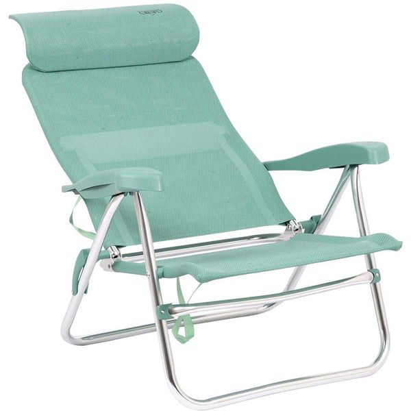 Crespo Beach Chair AL/205-C-07 Compact in Green